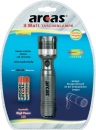 ARC 3 Watt Zoom LED Fokus inkl. 3 x Alkaline AAA 130 Lumen