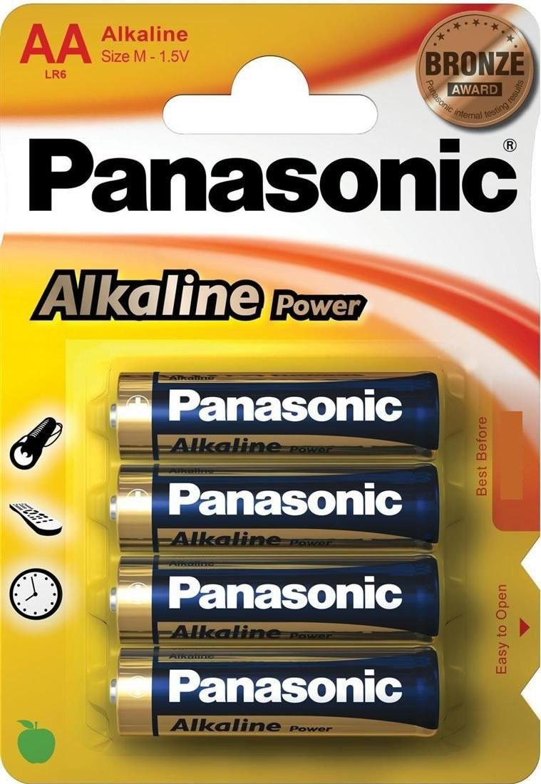Die preiswertesten Alkalibatterien von Panasonic.