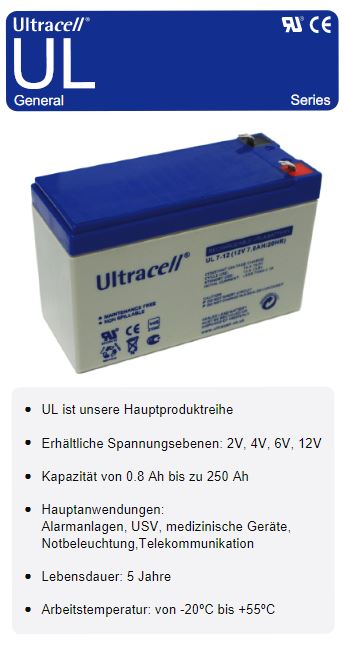 Ultracell Ul Series