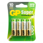 Preview: GP Super Alkaline LR6-E91-AA-Mignon - blister of 4