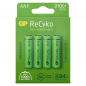 Preview: GP Recyko Ready to Use Akku Mignon AA 2100mAh R2U 4er Blister