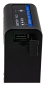 Preview: VTPro Akku mit PD20W USB-C in/out f. Sony NP-F970 F960 F950 PD20W USB-A 5V/2A  - Box 1