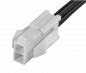 Preview: Molex 215323-2021 Mini-Fit Jr.-Stecker auf freies Ende, 2 -polig, 4.2 mm, 1 Reihe, 150 mm Kabellänge