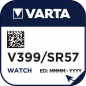 Preview: VARTA V399 Silberoxid Uhrenbatterie 1er Miniblister