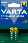 Preview: Varta Accu Rechargeable 5703 HR 3-AAA-Micro 1000 mAH - 2er Blister