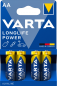 Preview: Varta Longlife Power Alkaline 4906 AA Mignon 4er Blister