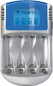 Preview: Varta Power LCD Charger inkl. 4x AA 2600 R2U mAh +12V & USB