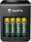 Preview: Varta LCD PLUG Charger+ inkl. 4x AA 2100 R2U mAh