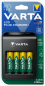 Preview: Varta LCD PLUG Charger+ inkl. 4x AA 2100 R2U mAh