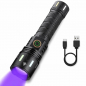 Preview: Infinio PRO ZOOM FOCUS 365nm Schwarzlicht UV-Taschenlampe