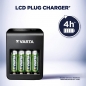 Preview: Varta LCD PLUG Charger+ inkl. 4x AA 2100 R2U mAh