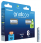 Preview: Panasonic Eneloop NiMH AAA 850 mAh BK-4MCDE/8BE - Blister 8