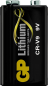 Preview: GP CR9V Lithium Rauchmelder 9V U9VL-J Power Cell  CR-V9 1er Blister