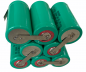 Preview: Infinio battery pack for Metabo 01138030000 9.6V 2000 mAh Ni-MH
