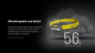 Preview: Nitecore Kopfleuchte NU27 alpine white 600 Lumen