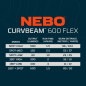 Preview: NEBO Kopfleuchte CURVBEAM 600 FLEX hybrid 600 Lumen