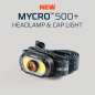 Preview: NEBO Kopfleuchte MYCRO 500+ ultraleicht wiederaufladbar 500 Lumen