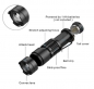 Preview: UFI Mini R3 LED fokussierbar Cree Q5 300 Lumen - SILVER