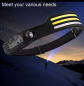 Preview: Infinio GreenX SHARK EVO COB Motion Headlight Kopfleuchte wiederaufladbar