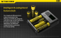 Preview: Nitecore Ladegerät Intellicharge NEW I4 Li-Ionen + NiMH Charger