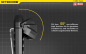 Preview: Nitecore Keyring Thumb Schlüsselbund-Lampe mit USB Ladefunktion