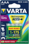 Preview: Varta READY2USE AKKU TOYS HR3-AAA-Micro 800 mAH 4er Blister