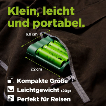 Preview: GP Recyko USB-Ladegerät/Charger B421 inkl. 4x 850mAh AAA