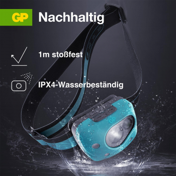 GP Stirnleuchte Discovery CH44 - Motion Sensor inkl. 3X AAA