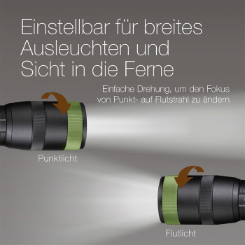 Preview: GP Taschenlampe Discovery CR42 - 1000 Lumen inkl. 18650 Akku