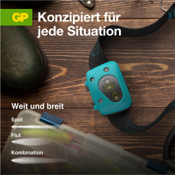 GP Stirnleuchte Discovery CH44 - Motion Sensor inkl. 3X AAA