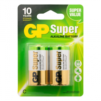 GP Super Alkaline LR14-E93-C-Baby - Blister of 2