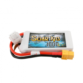 Grepow Soaring 1000mAh 11.1V 30C 3S1P Lipo Battery Pack with XT60 plug