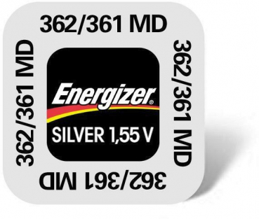 Energizer Uhrenknopfzelle 362 / 361 SR58 SR721SW Miniblister