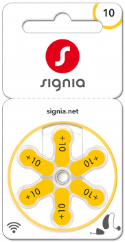 Signia S10 Hörgerätebatterie - 6er Blister