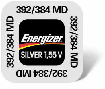 Energizer Uhrenknopfzelle 392 / 384 SR41 SR736W Miniblister