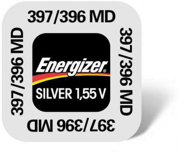 Energizer Uhrenknopfzelle 397 / 396 SR59 SR726SW Miniblister