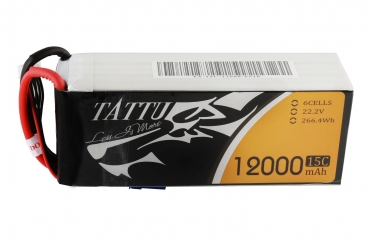 Tattu 12000mAh 22.2V 15C 6S1P UAV Lipo Akku