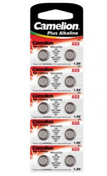 Camelion Alkaline AG8-LR55-LR1121-391 - 10er Blister