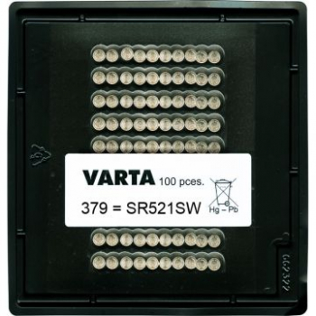 VARTA V379 Silberoxid Uhrenbatterie 100er Bulk