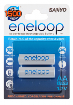 Sanyo Eneloop AA Mignon 2000 mAh Ready to Use 2er Blister