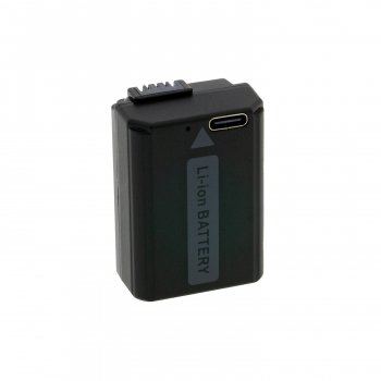 Preview: VTPro Akku mit USB-C Input für Sony NP-FW50 NEX.3 NEX.3C NEX.5 NEX.5A PTA