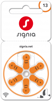 Signia S13 PR48 Hörgerätebatterie - 6er Blister