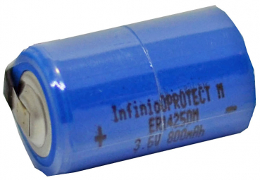 Preview: InfinioO Protect M Lithium Battery ER14250M 3,6V with cabel and wireplug