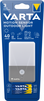 Preview: Varta Motion Sensor Outdoor Light inkl. 3AAA