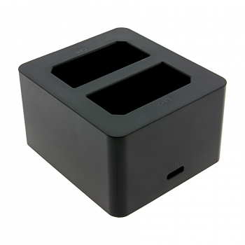 Preview: VTPro Dual Ladegerät für Leica M10 M10P M10R 24003 BP-SCL5 inkl. USB-C Kabel