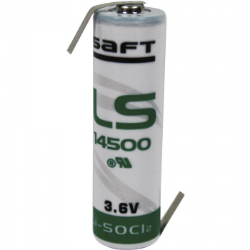 Saft LS14500 AA Lithium-Thionylchlorid 3,6V Premium Battery Made in France - Z-Tag