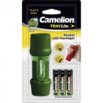 Camelion TravLite HP7011 LED Mini-Taschenlampe Rot/Grün