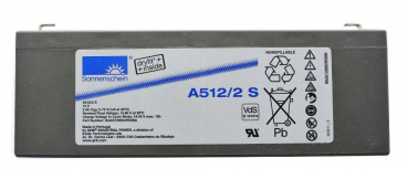 Preview: Exide Sonnenschein A512/2 S VdS - 12V 2Ah dryfit Akku VRLA