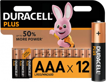 Duracell Plus MN2400-LR03-AAA-Micro - 12er Blister