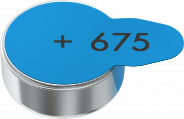 Preview: Varta Hearing Aid Acoustic Hörgerätebatterie V675  6er Blister